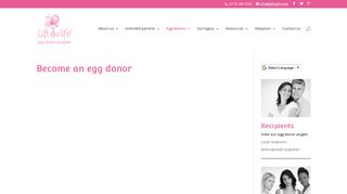 Become an egg donor | Gift ov life