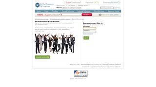 Business Account Login - GiftCertificates.com