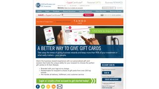 GiftCertificates.com Incentive Solutions