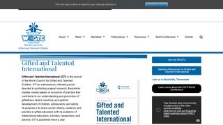 Gifted and Talented International - WCGTC