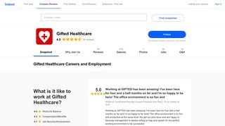 Gifted Healthcare Careers and Employment | Indeed.com
