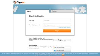 Sign in to your Gigajob Account | Gigajob - Gigajob Singapore