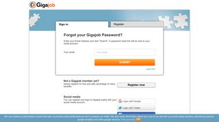 Set up a new password | Gigajob - Gigajob Canada