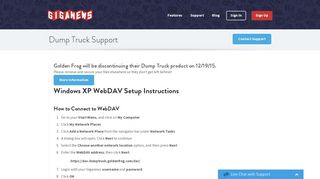 Windows XP WebDAV Setup for Giganews Dump Truck Users