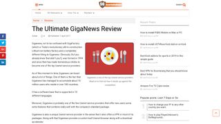 The Ultimate GigaNews Review - Security Gladiators