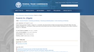 Expand, Inc. (Gigats) | Federal Trade Commission