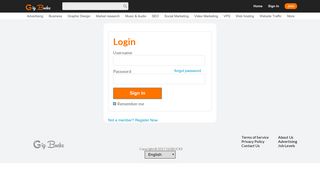 Login - GIGBUCKS