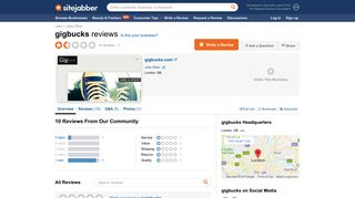 gigbucks Reviews - 10 Reviews of Gigbucks.com | Sitejabber