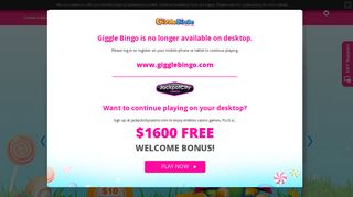 Giggle Bingo - Homepage