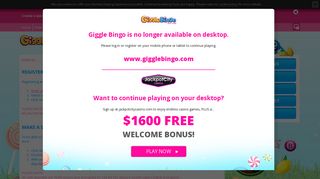How to get started at Giggle Bingo.