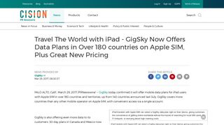 Travel The World with iPad - GigSky Now Offers Data Plans in Over ...