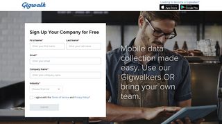 Gigwalk - Sign Up Your Company for Free
