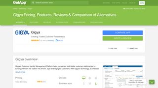 Gigya Pricing, Features, Reviews & Comparison of Alternatives ...