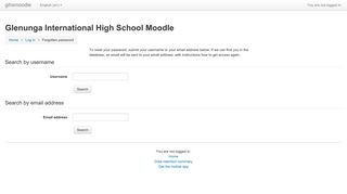 Glenunga International High School Moodle