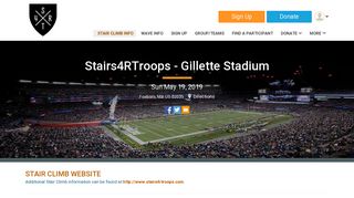 Stairs4RTroops - Gillette Stadium - RunSignup
