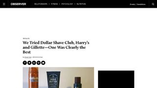 We Tried Dollar Shave Club, Harry's and Gillette—One Was Clearly ...