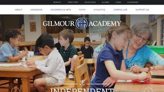 Gilmour Academy, a private, Catholic, coed school in Gates Mills, Ohio