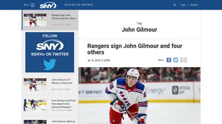 John Gilmour News | SNY