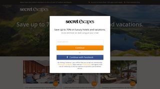 Secret Escapes: Join now for free | Save up to 70% on luxury travel