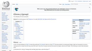 Gimme 5 (group) - Wikipedia