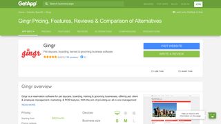 Gingr Pricing, Features, Reviews & Comparison of Alternatives ...