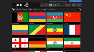 Watch Live by Country - GINIKO