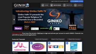 Giniko - Watch Free TV Online: Live & DVR (English, French, Persian ...