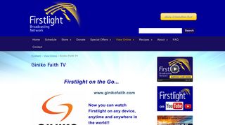 Giniko Faith TV - Firstlight TV