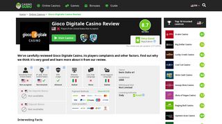 Gioco Digitale Casino Review | Honest casino review from Casino Guru