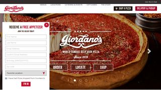 Giordano's: Chicago's Famous Stuffed Deep Dish Pizza