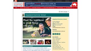 Gippsland Grammar School - The Australian Schools Directory