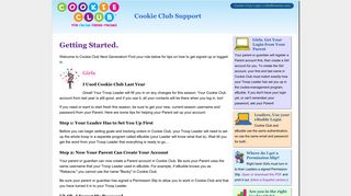 Getting Started - Cookie Club Support - Little Brownie Bakers