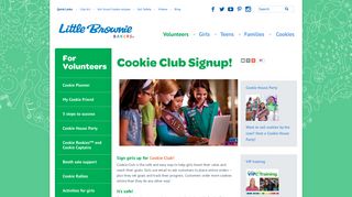 Cookie Club Signup! | Little Brownie Bakers