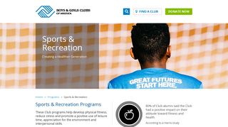 Sports & Recreation - Boys & Girls Clubs of America