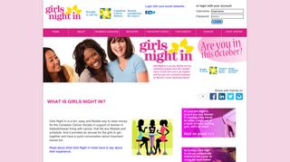 What is girls night in - Girls Night In