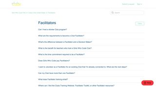 Facilitators – Girls Who Code FAQ