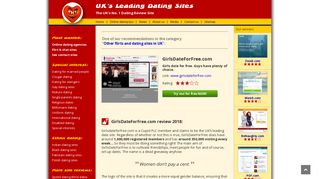 Girlsdateforfree.com UK Review - Leadingdatingsites.co.uk
