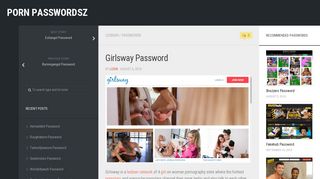 Girlsway Password – Porn PasswordsZ