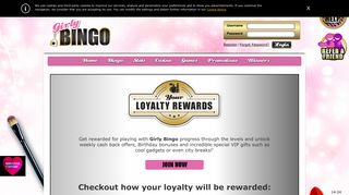Loyalty scheme | Girly Bingo