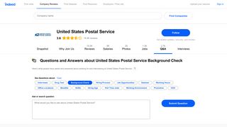 Questions and Answers about United States Postal Service ... - Indeed