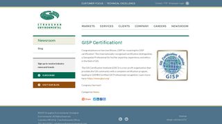 GISP Certification! » Straughan Environmental