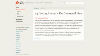 Git - The Command Line