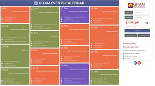 GITAM events calendar - GITAM Web Login