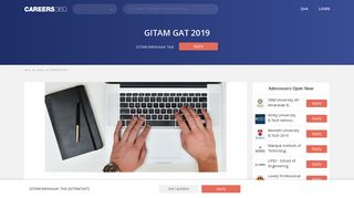 GITAM GAT 2019 – Dates, Eligibility, Application Form, Syllabus