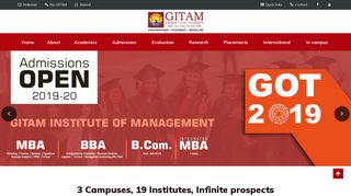 GITAM: Best Universities in Telangana, Karnataka, Andhra Pradesh ...