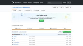 GitHub - shaishavgandhi05/LoginButtons: UI library for login buttons