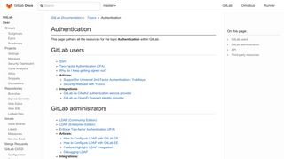 Authentication | GitLab