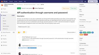 API authentication through username and password (#27793 ... - GitLab