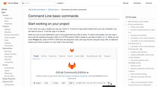 Command Line basic commands | GitLab