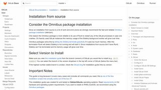 Installation from source | GitLab